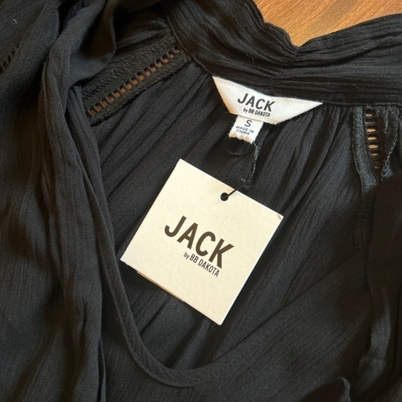 JACK by BB DAKOTA Black Long Sleeves Blouse size Small - Picture 3 of 8
